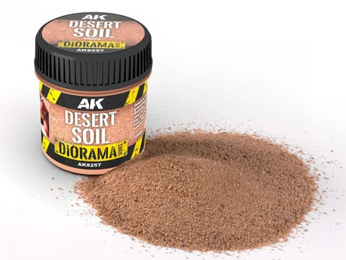 AK Interactive Dioramas - Terrains - Desert Soil 1/35  100ml