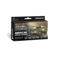 Vallejo - Model Colour - American Armour & Infantry WWII     [6 Colour Set]