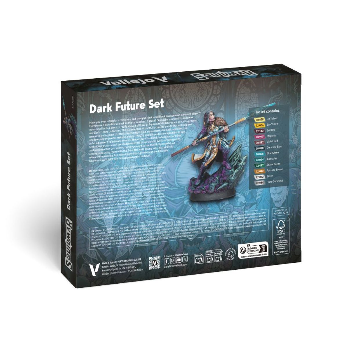 Vallejo - Game Colour - Squidmar Miniatures - Dark Future Set