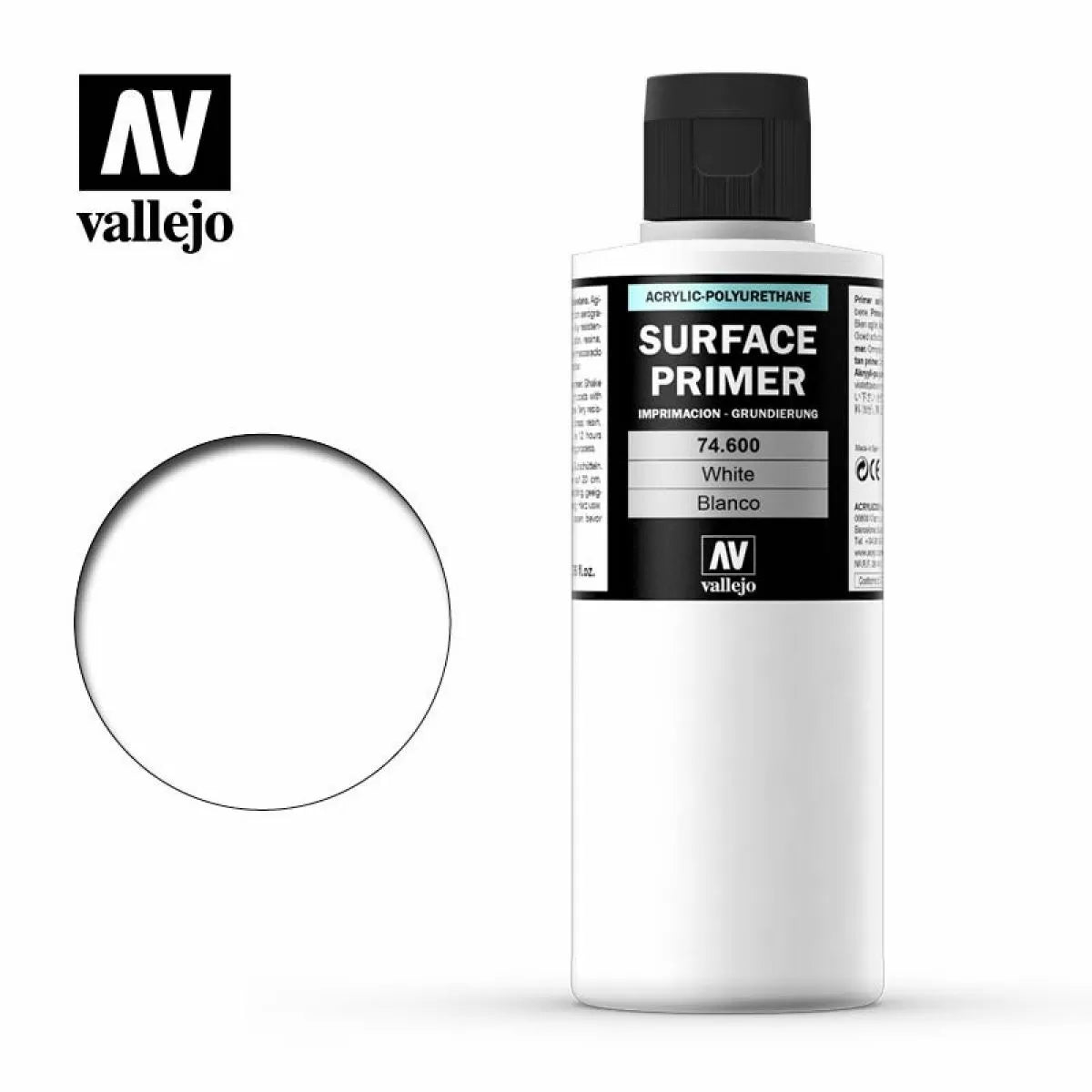 Vallejo - Surface Primer - Colour White 200ml (Copy)