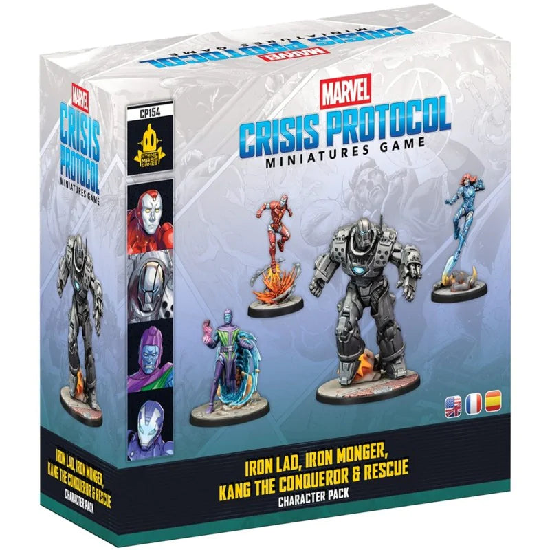 Marvel: Crisis Protocol – Iron Lad, Iron Monger, Kang the Conqueror & Rescue