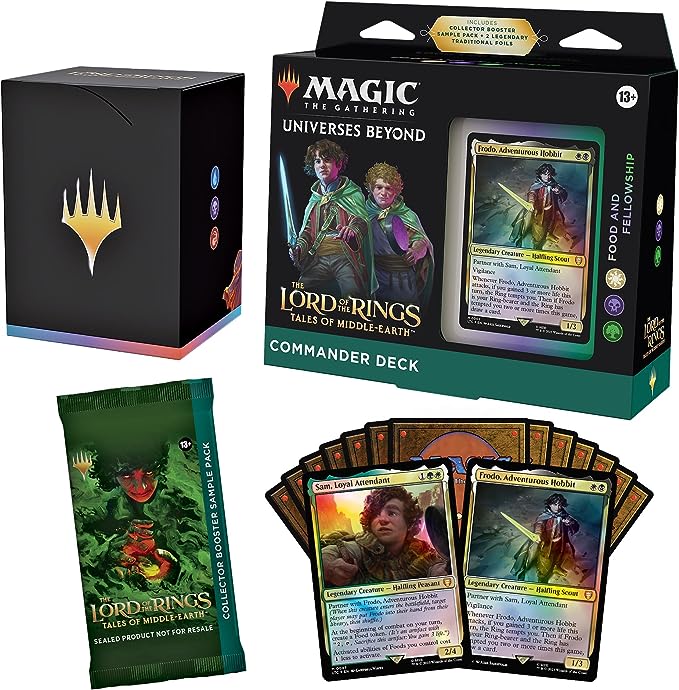 Magic: The Gathering Lord of the Rings Commander Deck- Food and Fellowship (White/Black/Green)