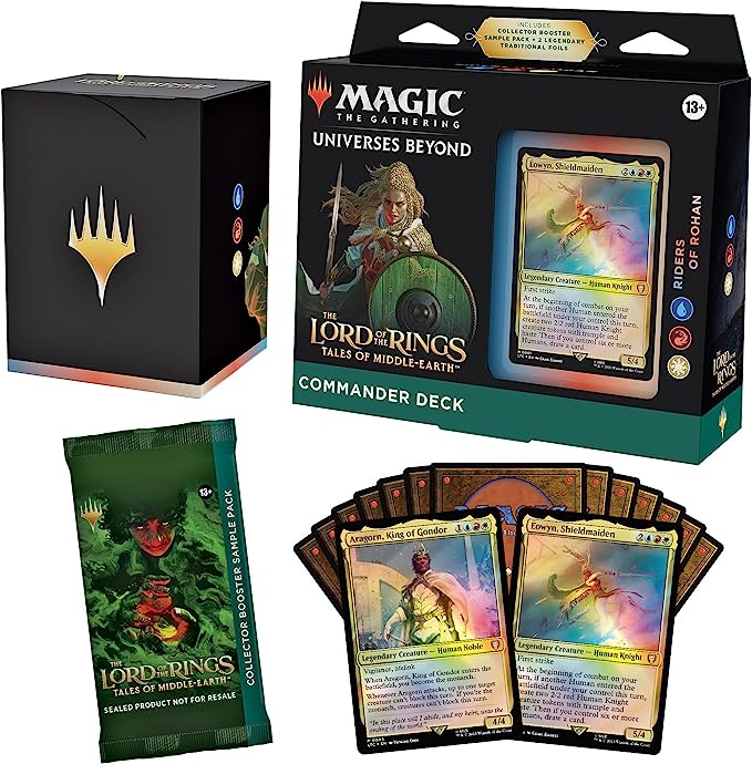 Magic: The Gathering Lord of the Rings Commander Deck-Riders of Rohan (Blue/Red/White)