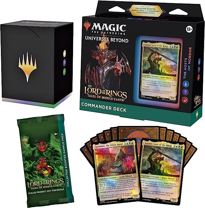 Magic: The Gathering Lord of the Rings Commander Deck-The Hosts of Mordor (Blue/Black/Red)