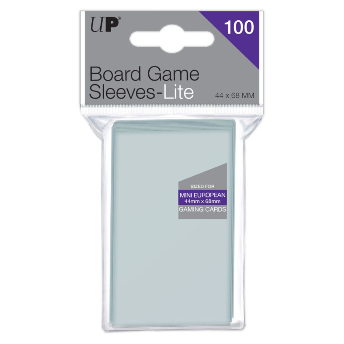Ultra Pro:  Lite Mini European Board Game Sleeves 44mm x 68mm 100ct