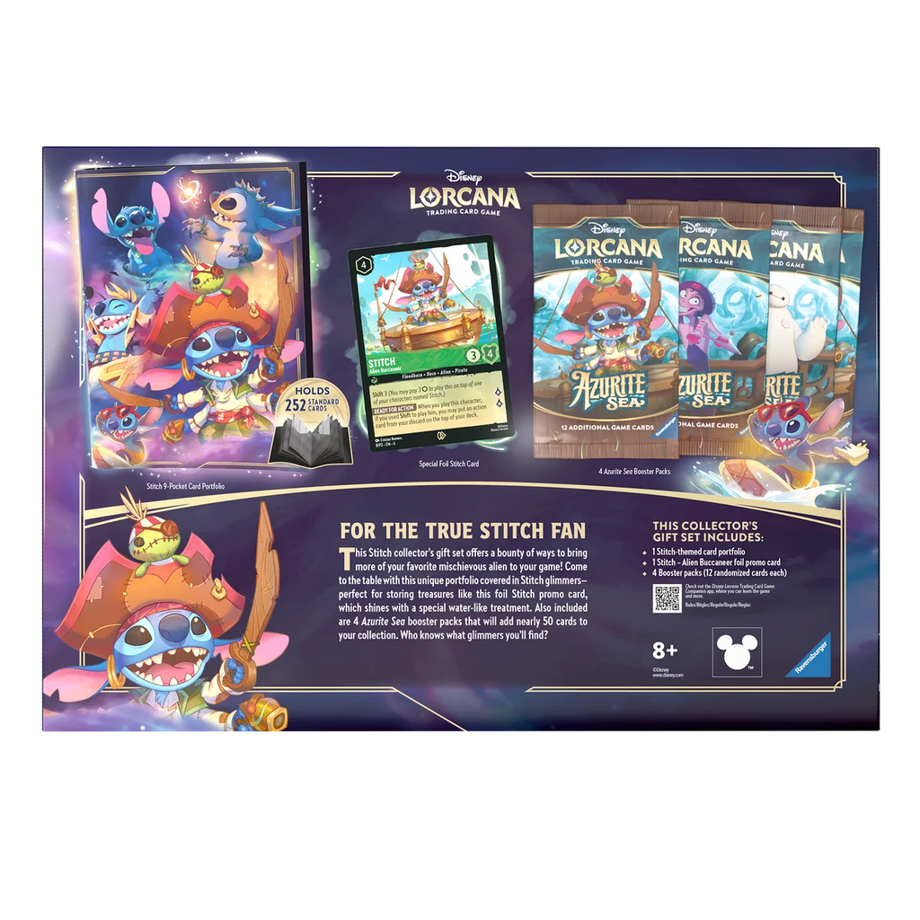 Disney Lorcana - TCG - DLC S6 Azurite Sea Stitch Collectors Gift Set
