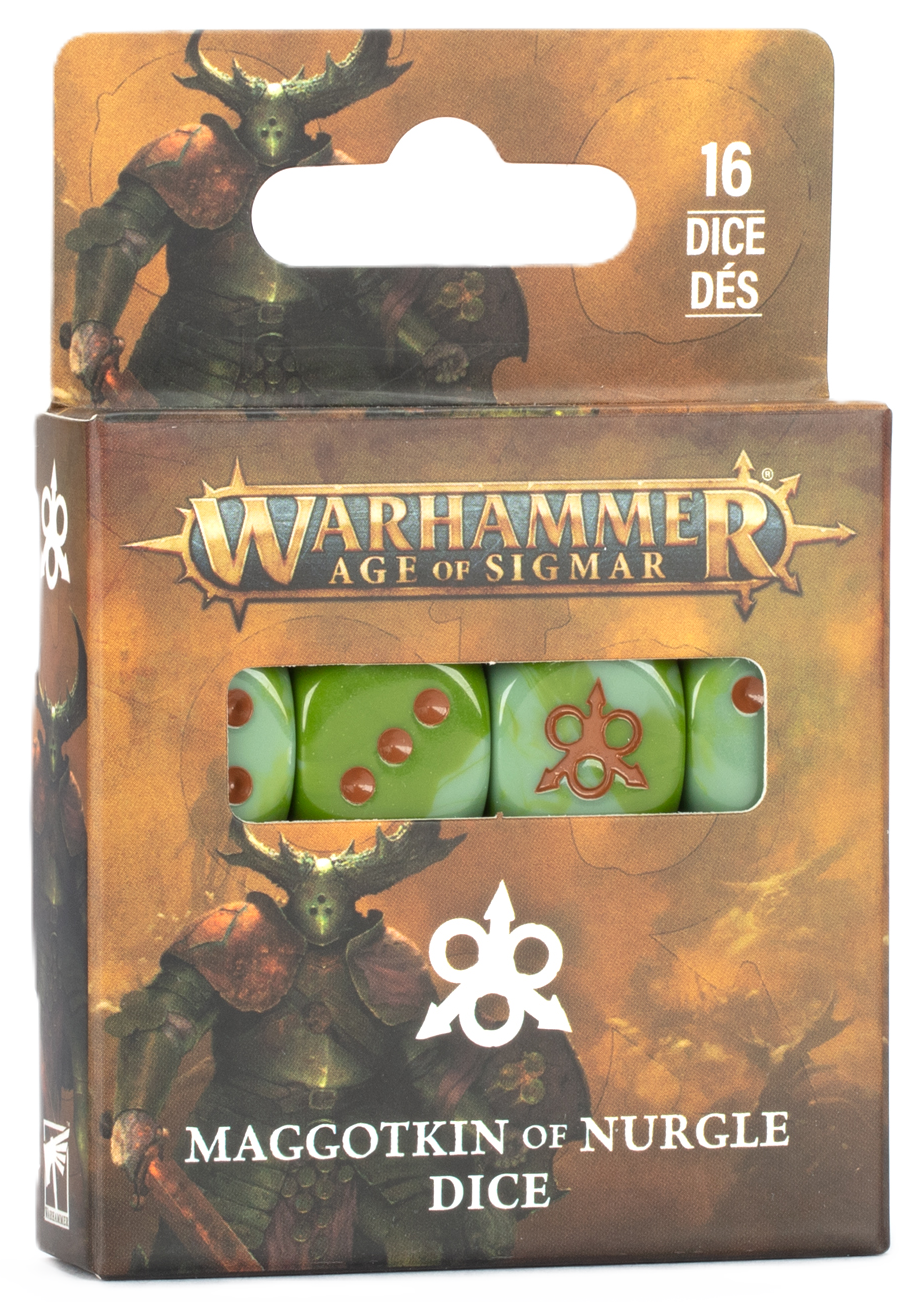 AGE OF SIGMAR: MAGGOTKIN OF NURGLE DICE