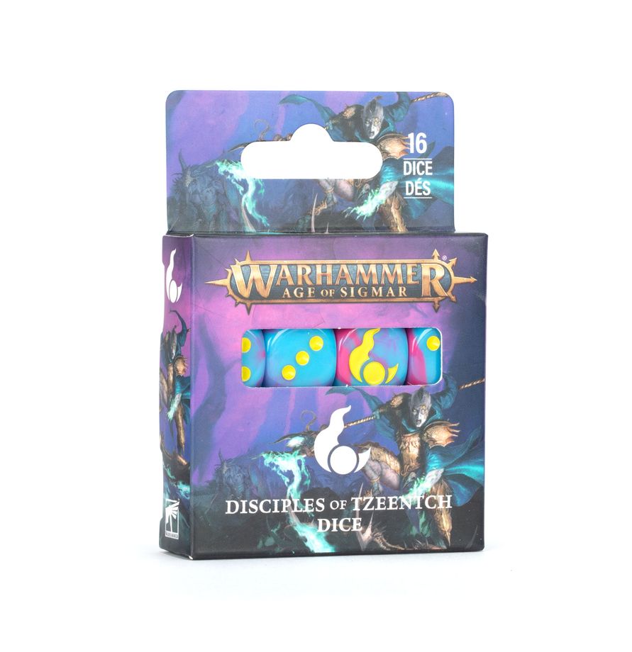 AGE OF SIGMAR:DISCIPLES OF TZEENTCH DICE -