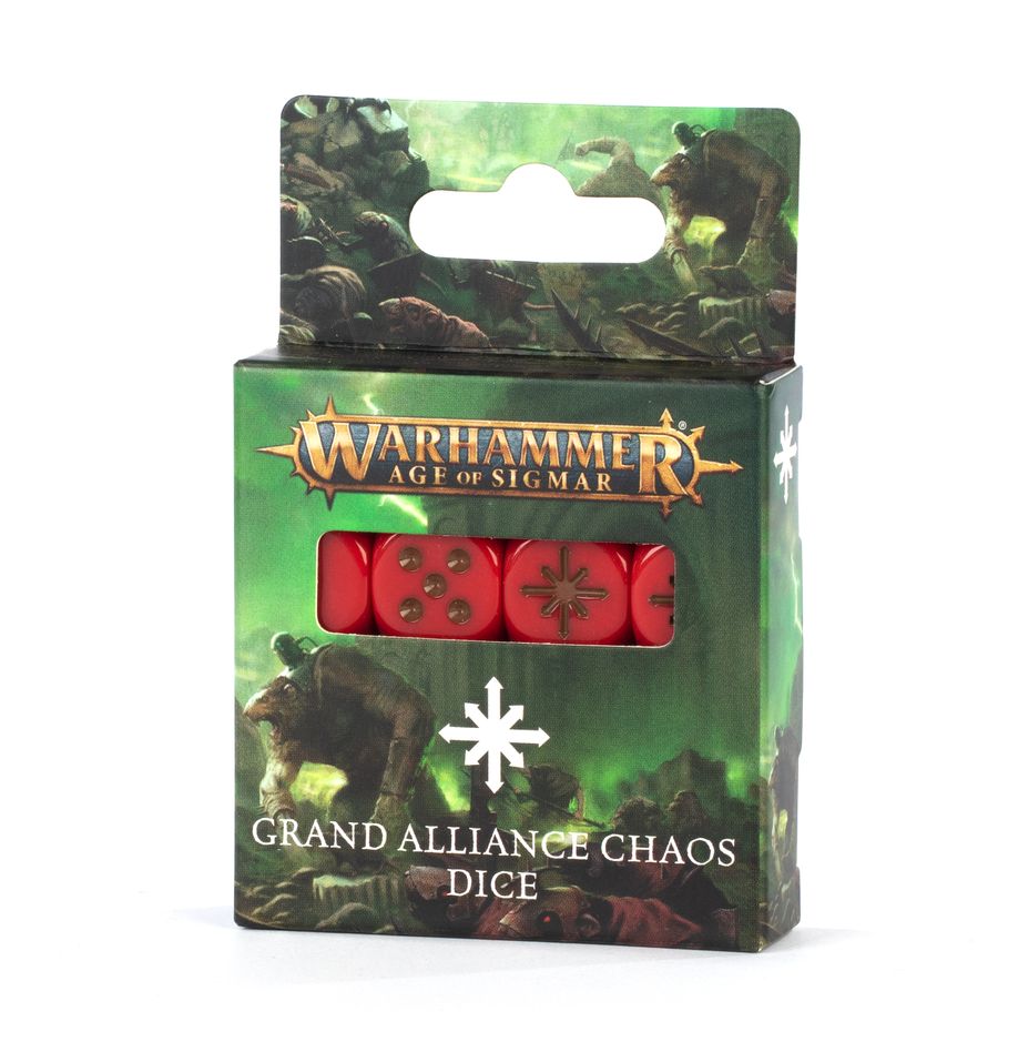 Warhammer Age of Sigmar: GRAND ALLIANCE CHAOS DICE -
