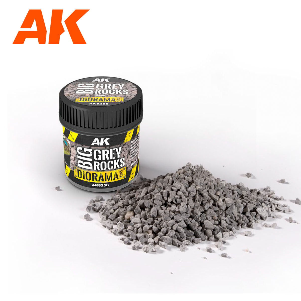 AK Diorama: Big Grey Rocks- Railroad Ballast 1/35  100ml