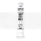 AK Interactive ABT 502: Titanium White / Snow White 20ml Oil Paint