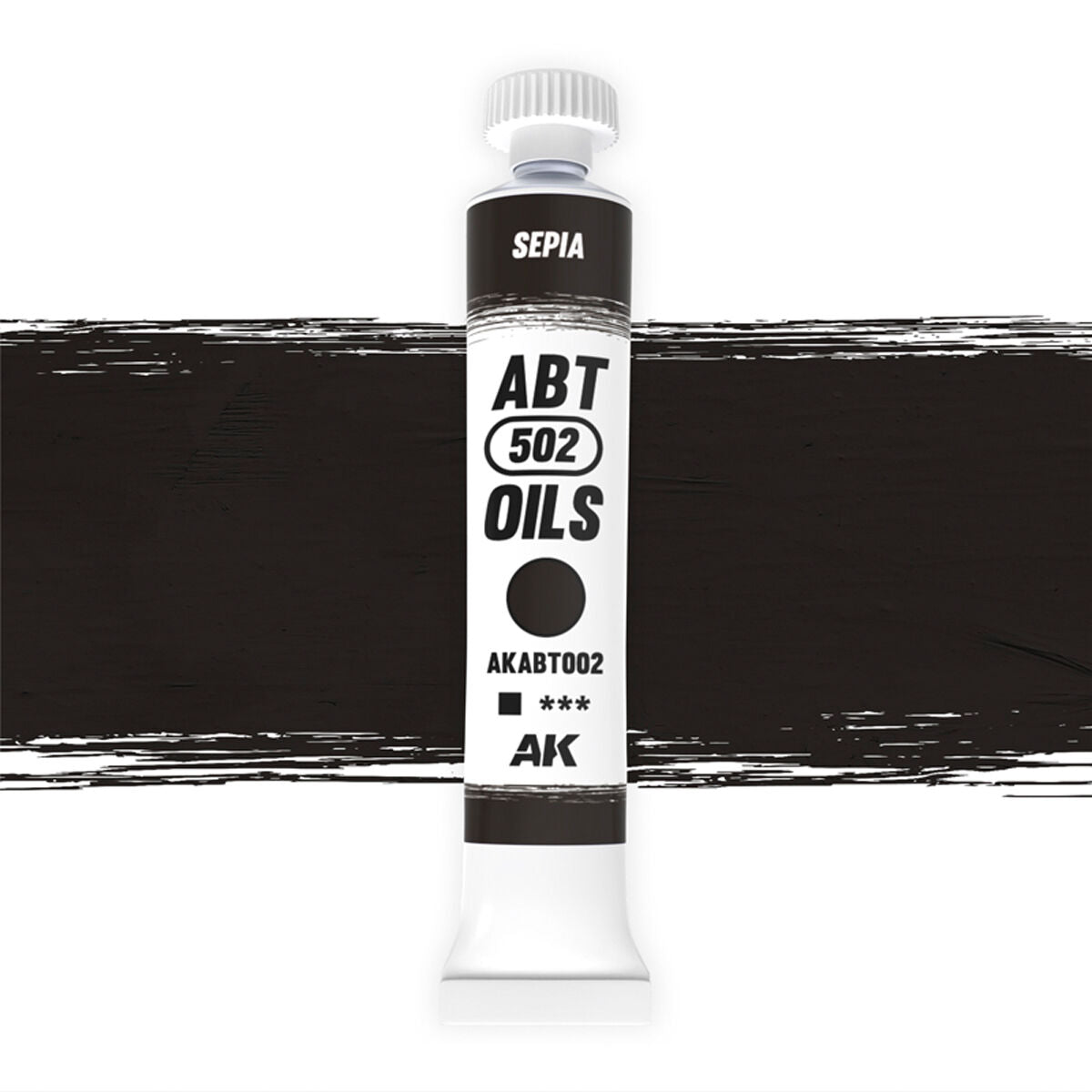 AK Interactive ABT 502: Sepia 20ml Oil Paint