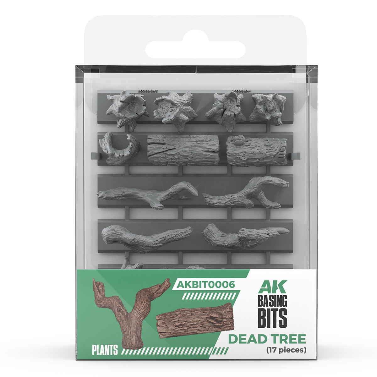 AK-Interactive: Dioramas: Basing Bits - Dead Tree Basing (17 Pieces)