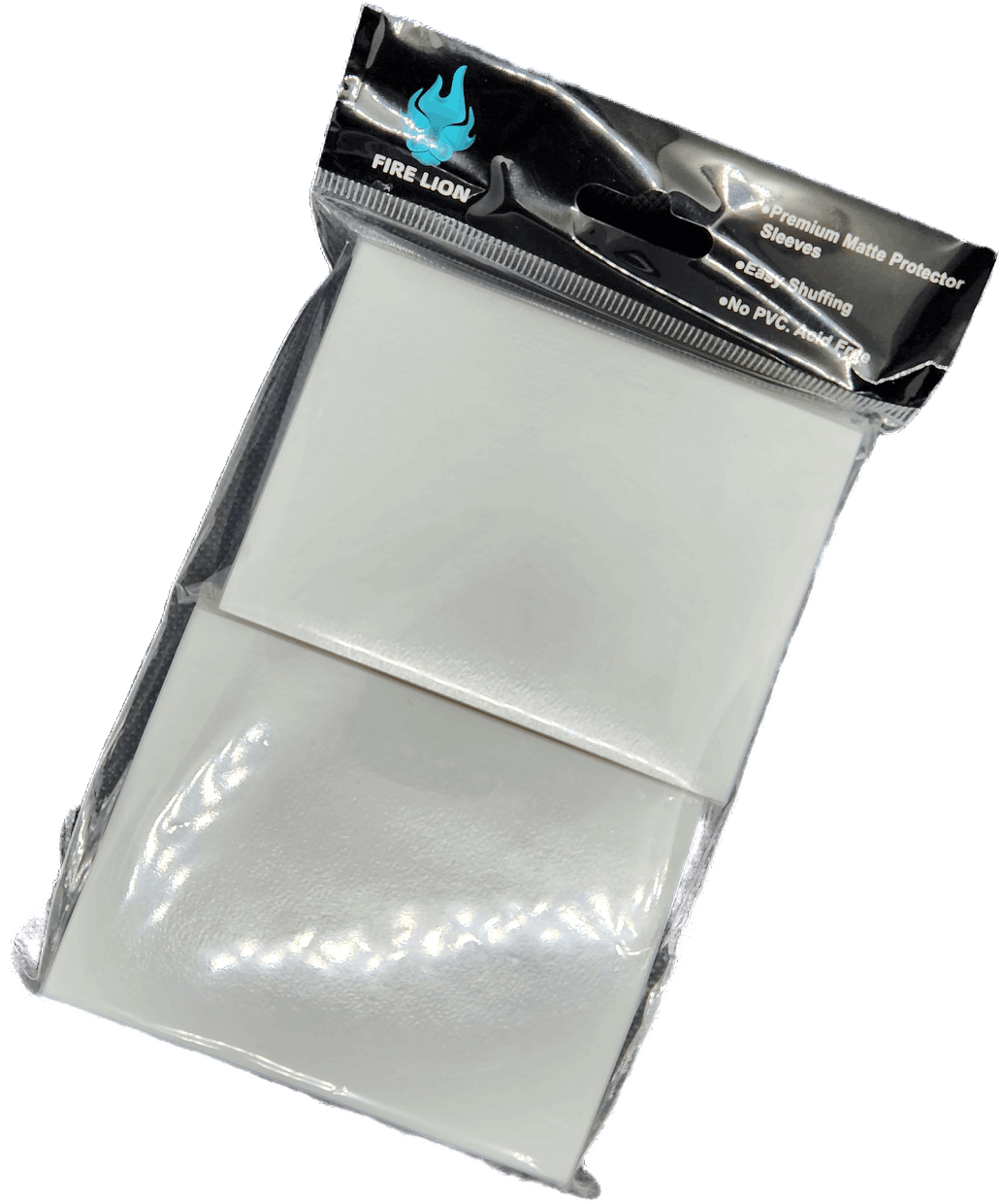 Fire Lion 100 Card Sleeves -White