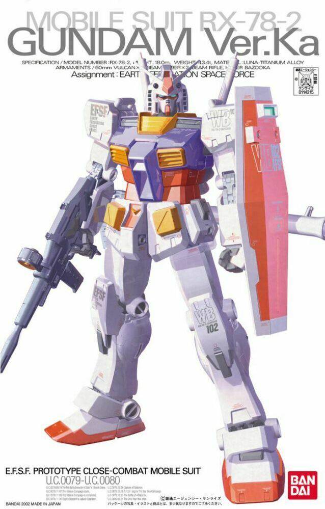 MG 1/100 RX-78-2 Gundam Ver. Ka