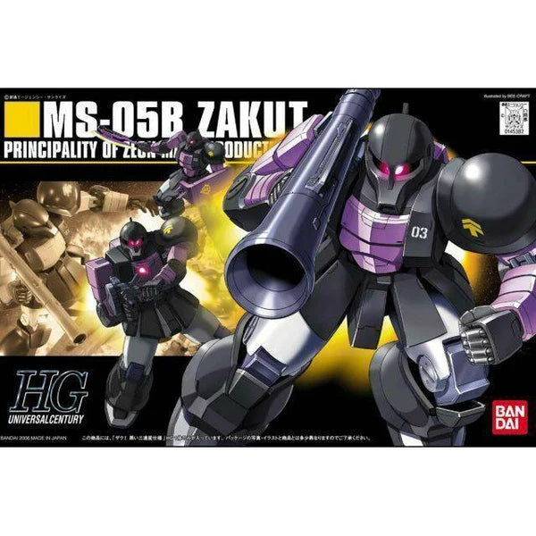 Bandai 1/144 HGUC ZAKU I BLACK TRI STARS