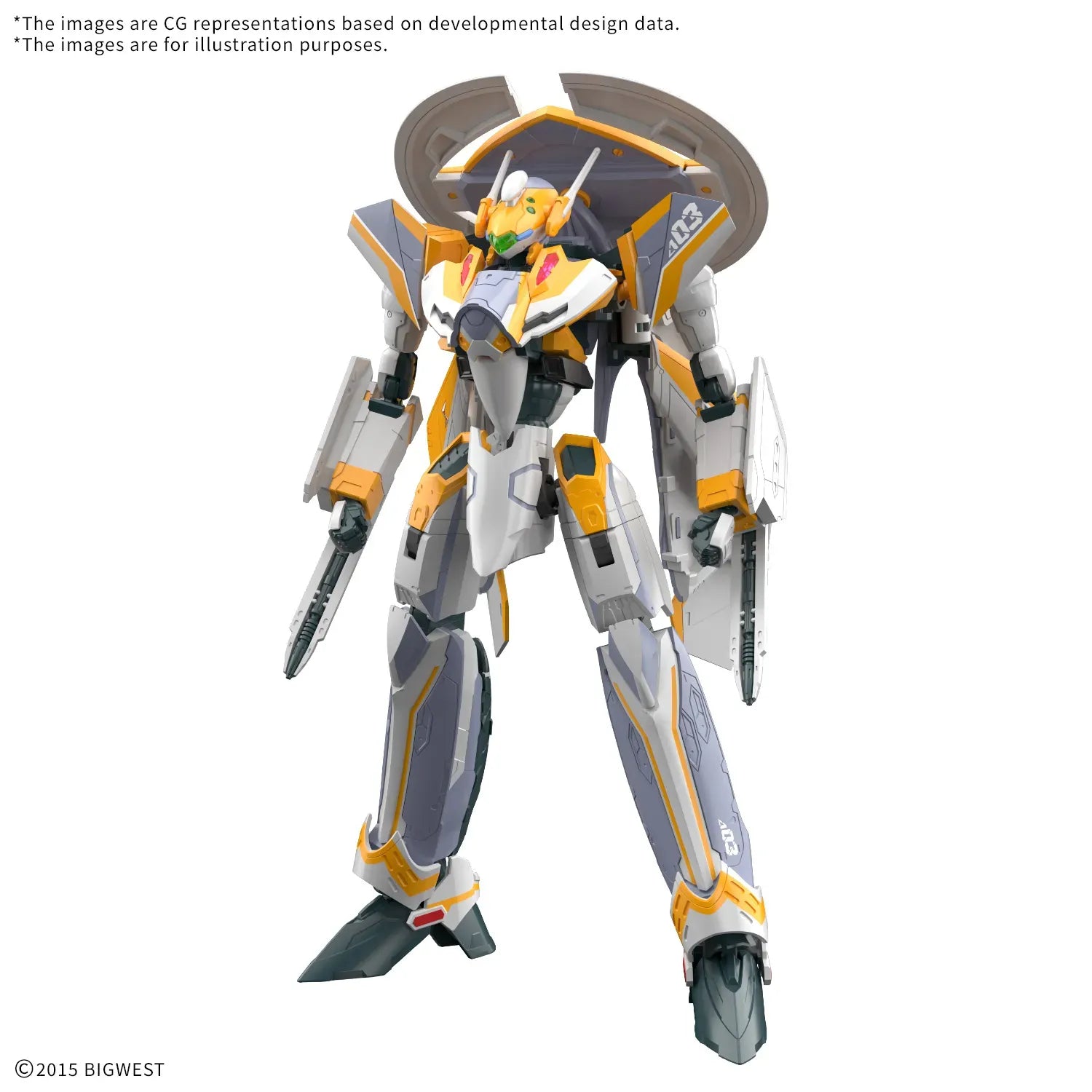 HG 1/100 VF-31E Siegfried (Chuck Mustang Use) Deluxe Set