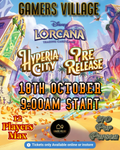 DISNEY LORCANA: HYPERIA CITY PRE-RELEASE [18th October]