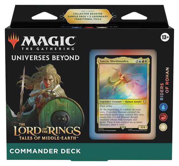 Magic: The Gathering Lord of the Rings Commander Deck-Riders of Rohan (Blue/Red/White)