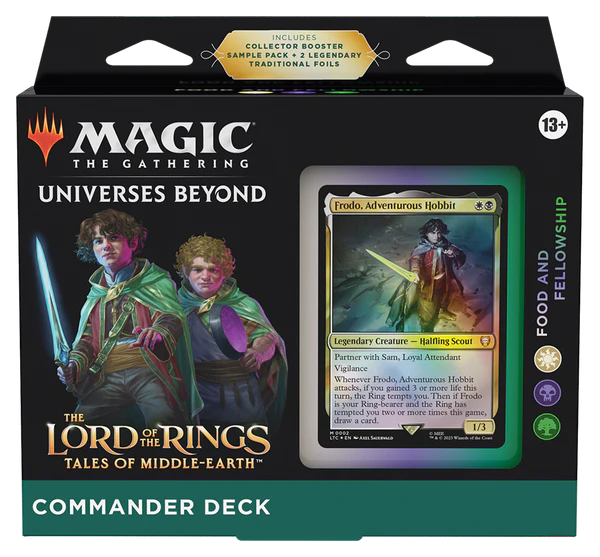 Magic: The Gathering Lord of the Rings Commander Deck- Food and Fellowship (White/Black/Green)