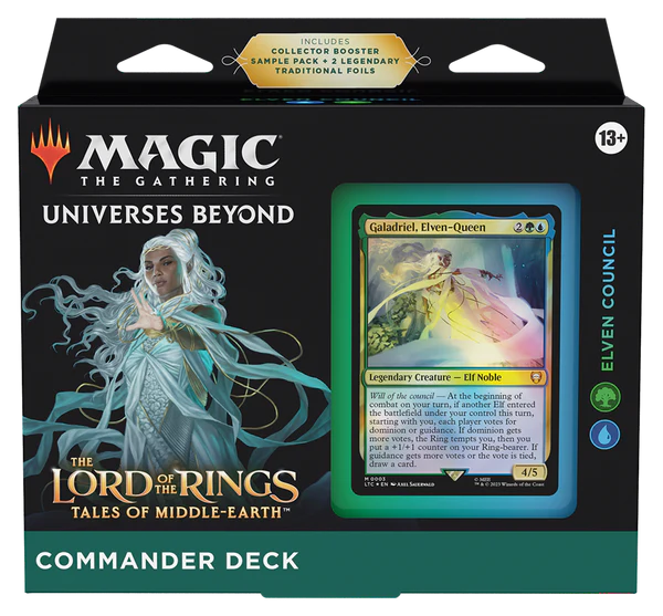 Magic: The Gathering Lord of the Rings Commander Deck- Elven Council (Green/Blue)