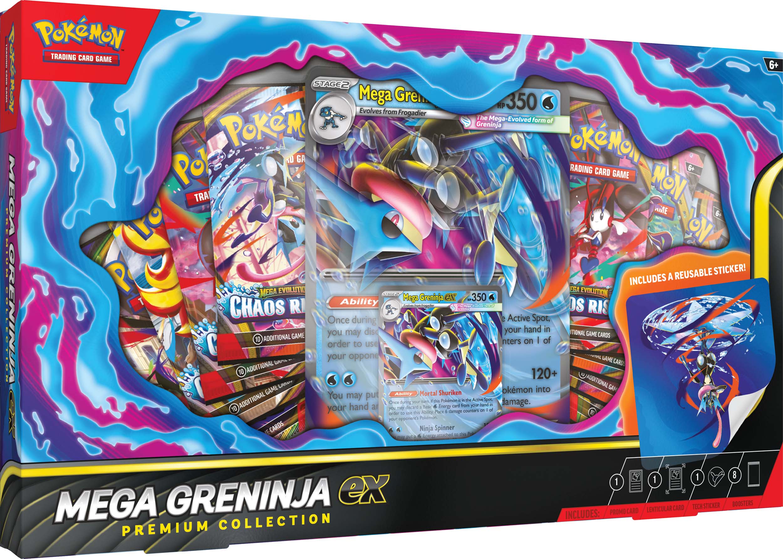 Pokémon TCG Mega Greninja ex Premium Collection