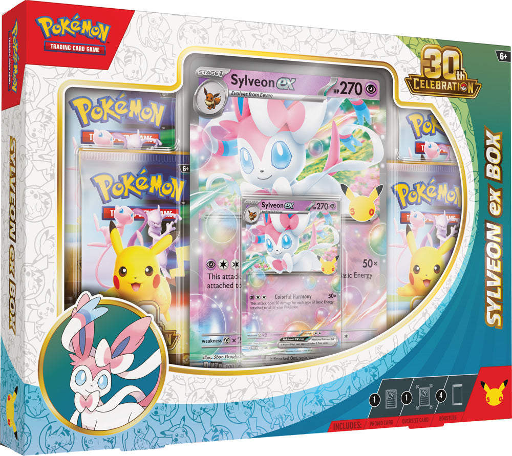 Pokemon TCG: 30th Celebration Sylveon ex Box / Greninja ex Box