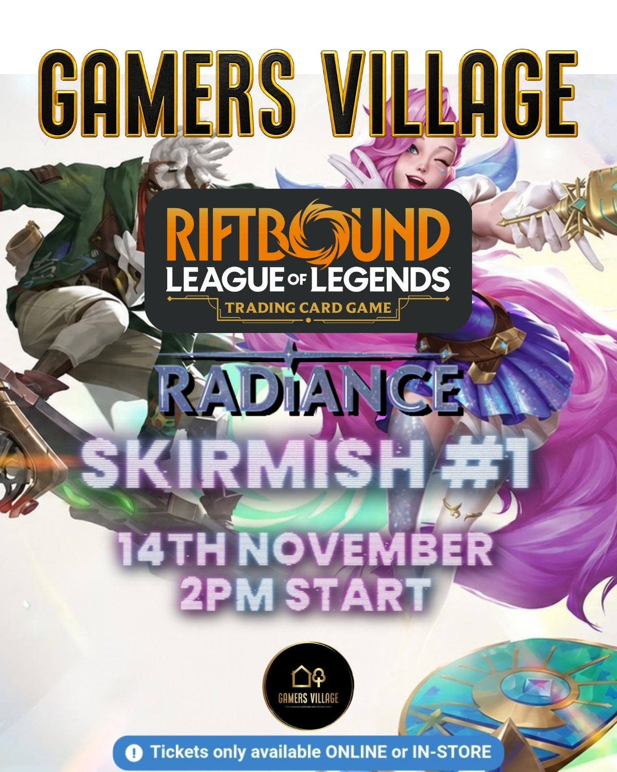 GAMERS VILLAGE RIFTBOUND RADIANCE SUMMONER SKIRMISH – NOVEMBER EVENT [Saturday, 14th November]