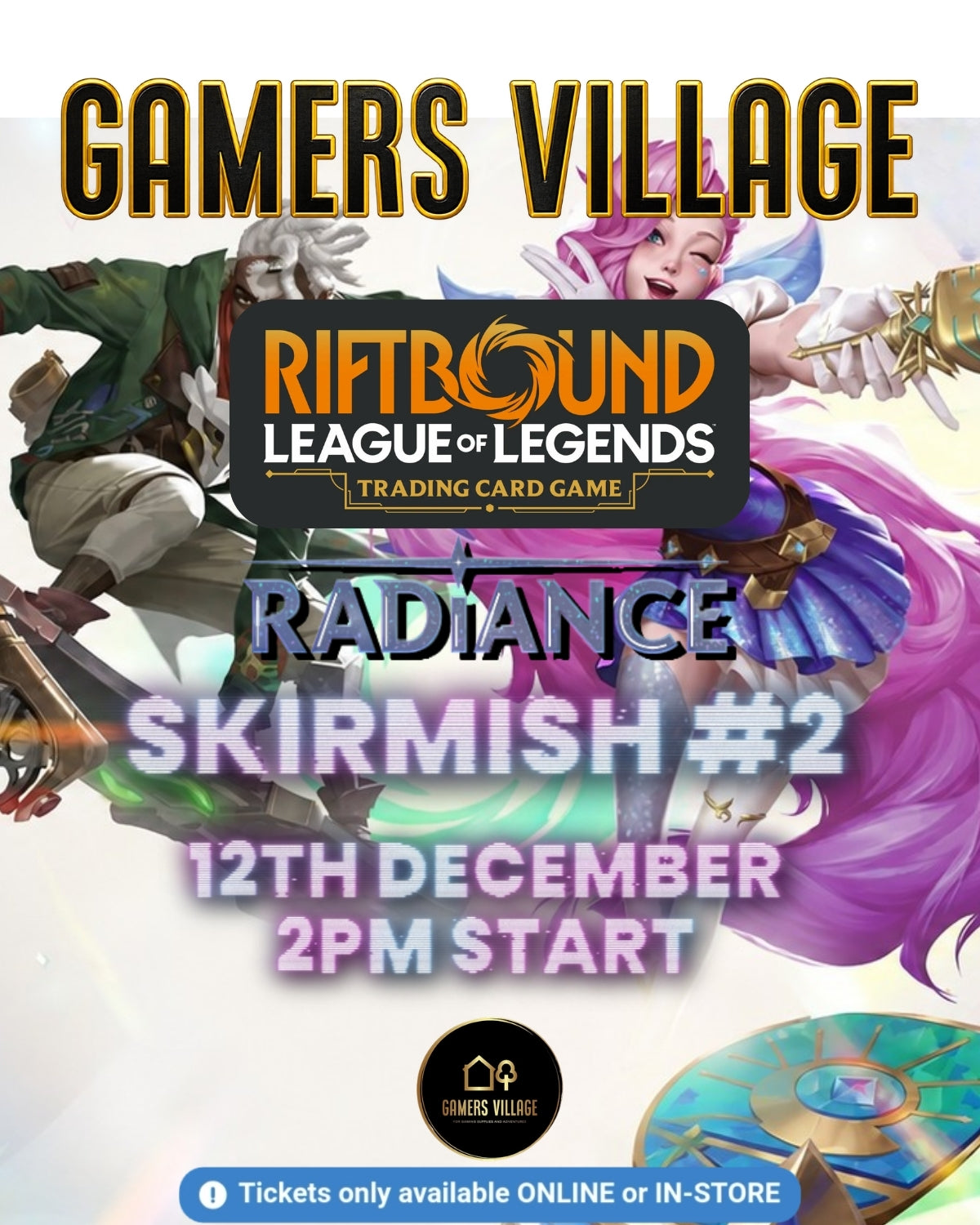 GAMERS VILLAGE RIFTBOUND RADIANCE SUMMONER SKIRMISH – NOVEMBER EVENT [Saturday, 14th November]