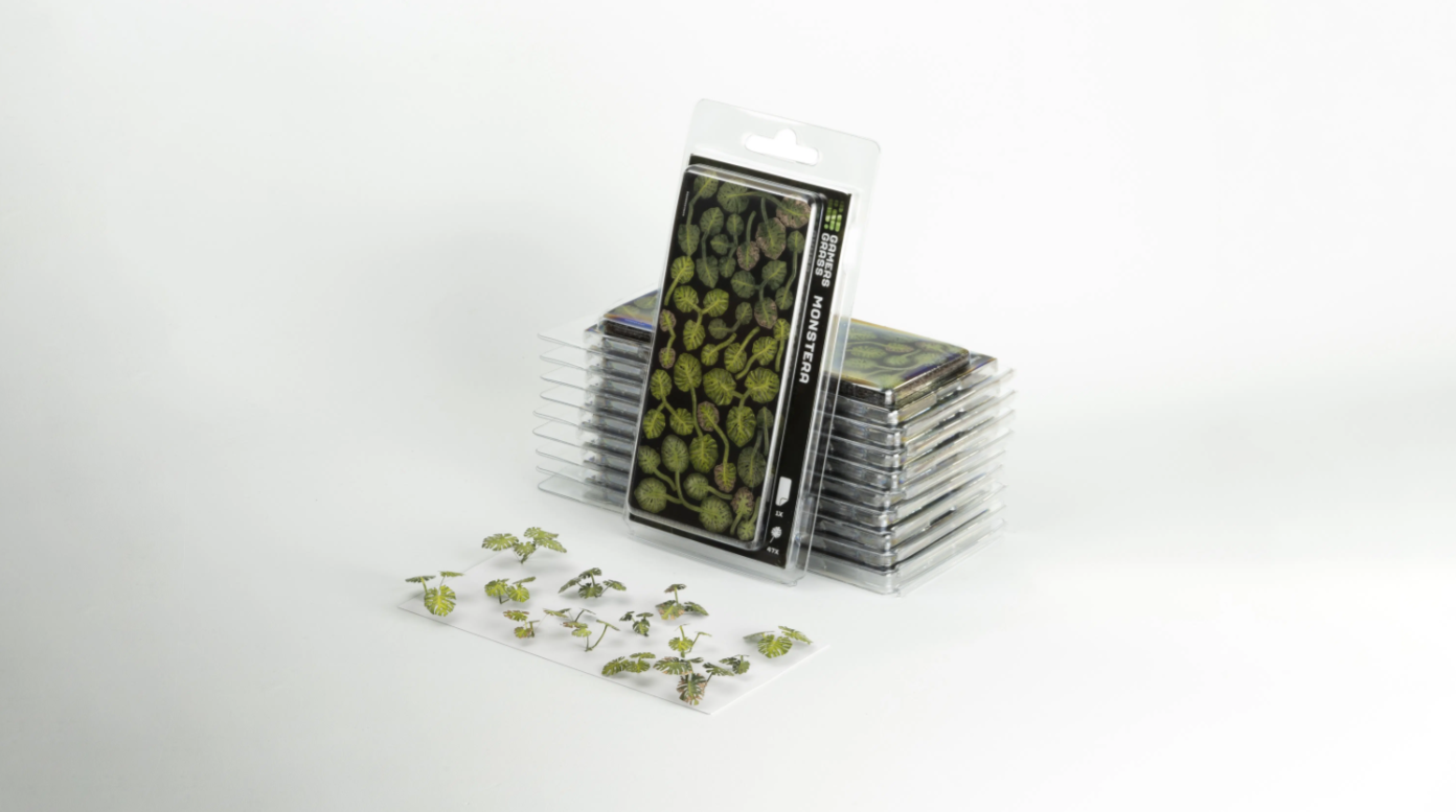 Laser plants-Monstera
