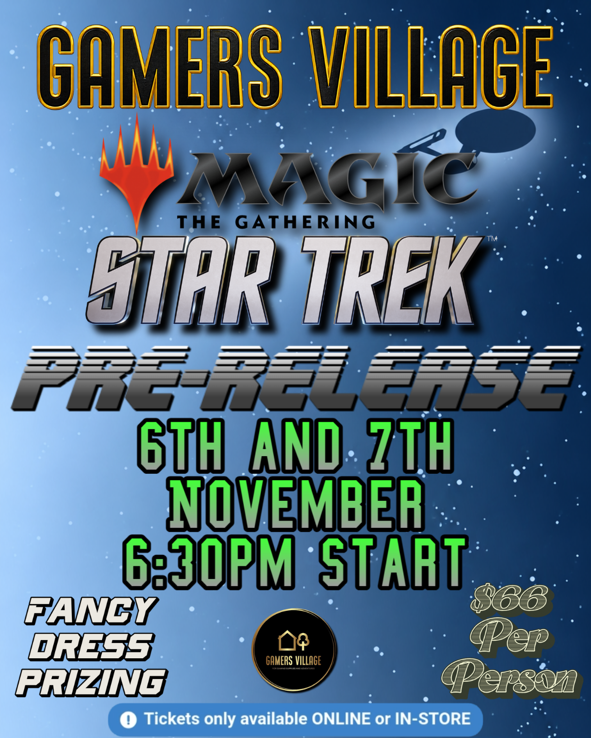 Gamers Village presents: 🖖🚀 MAGIC: THE GATHERING — STAR TREK PRERELEASE 🚀🖖