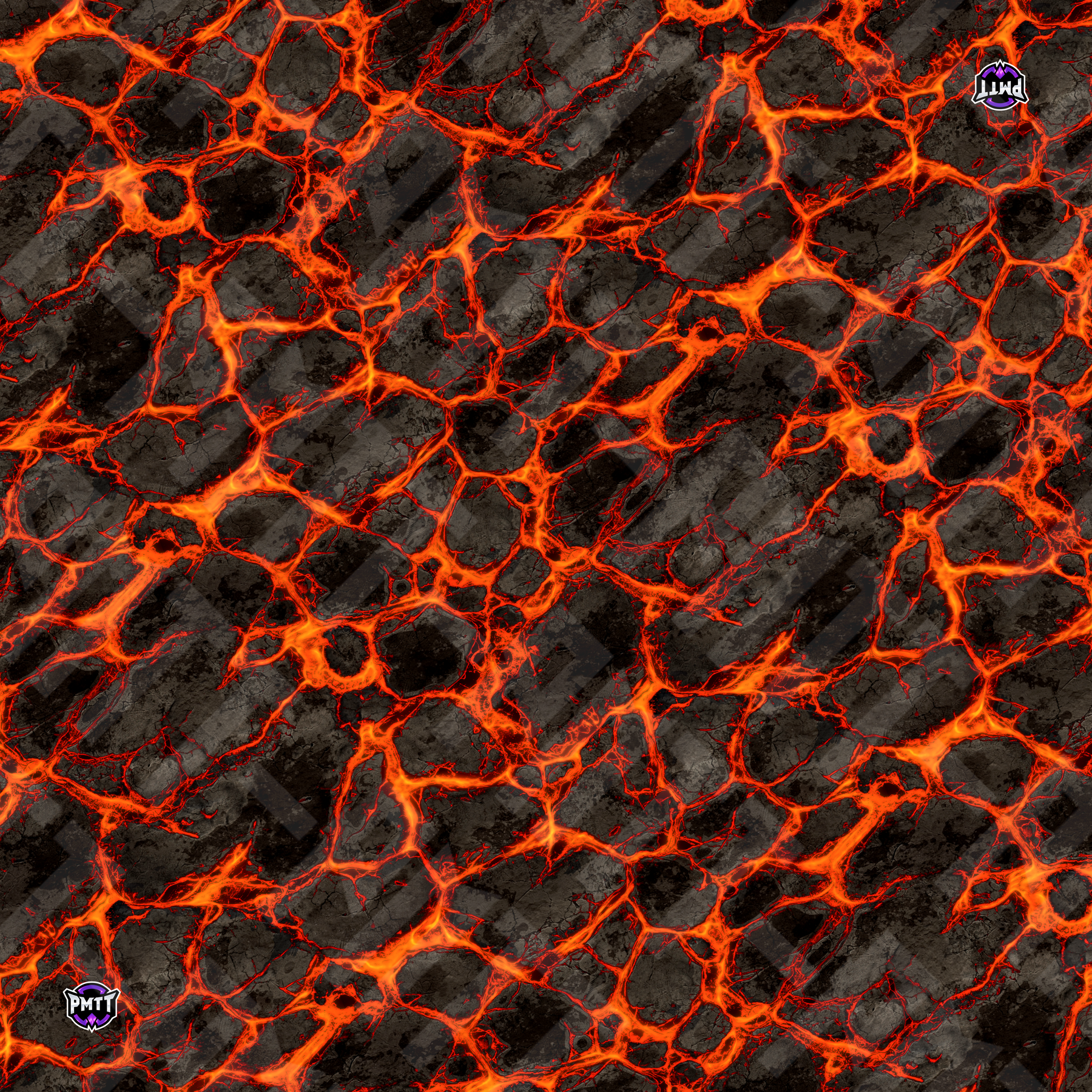 Volcanic Upheaval Battle Mat 60" by 44"