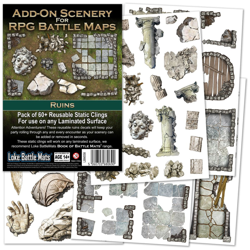 Add On Scenery For RPG Maps Ruins