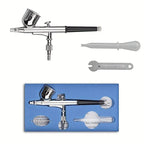 Dual Action Gravity Feed Airbrush Gun, With 0.3mm Needle Nozzle, Paint Spray Gun Kit Set