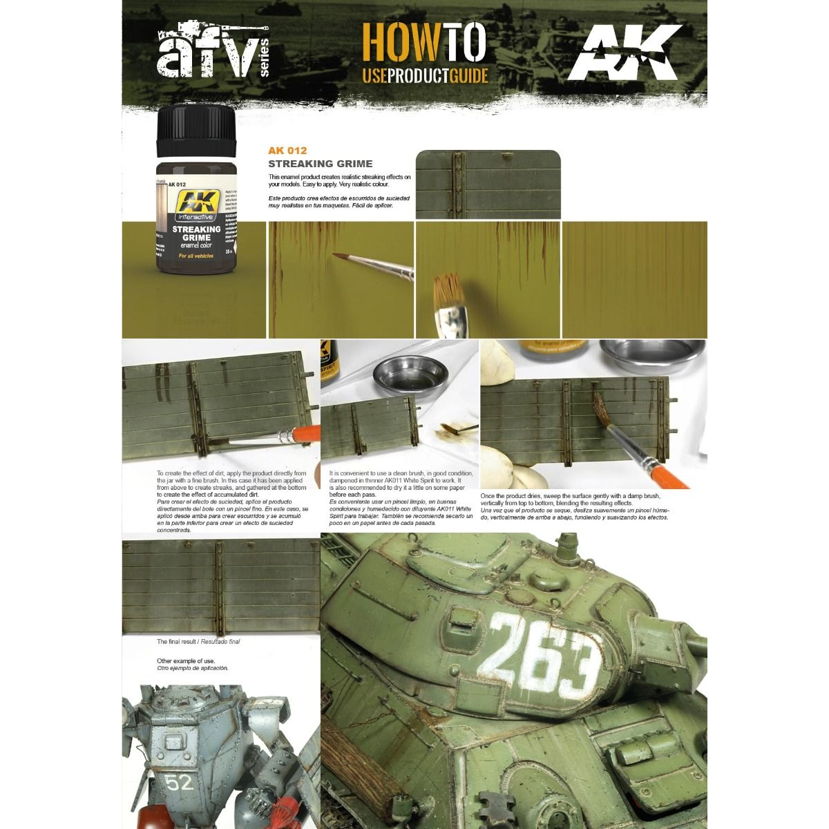 AK Interactive - Weathering Products - Streaking Grime General 35ml