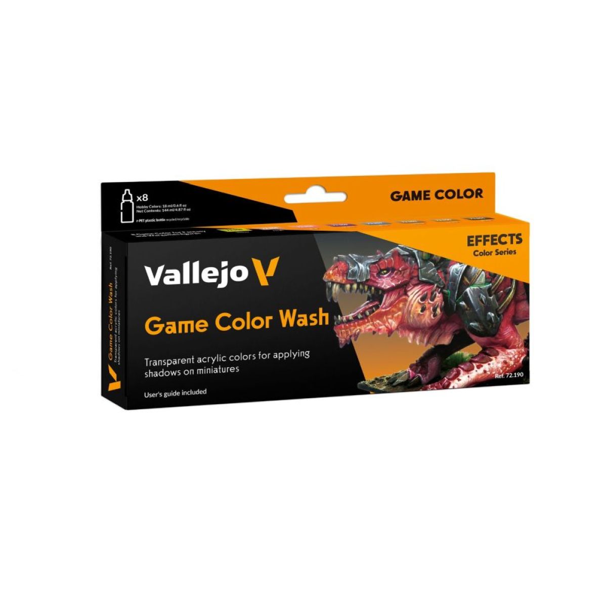 Vallejo - Game Colour - Game Color Wash 8 Colour Set