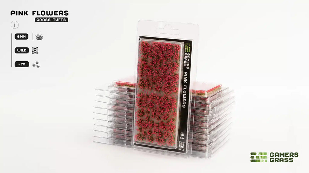 Pink Flowers (6mm)