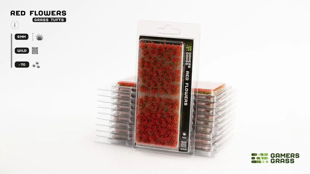 Red Flowers (6mm)