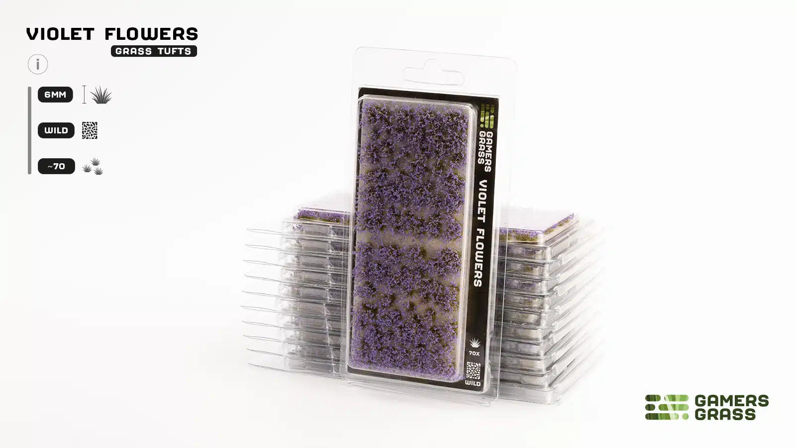 Violet Flowers (6mm)