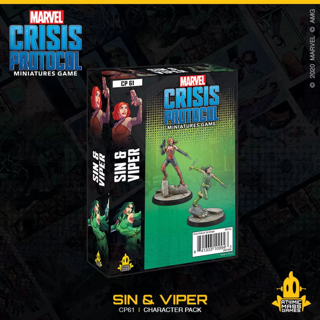 Marvel Crisis Protocol:  Sin and Viper