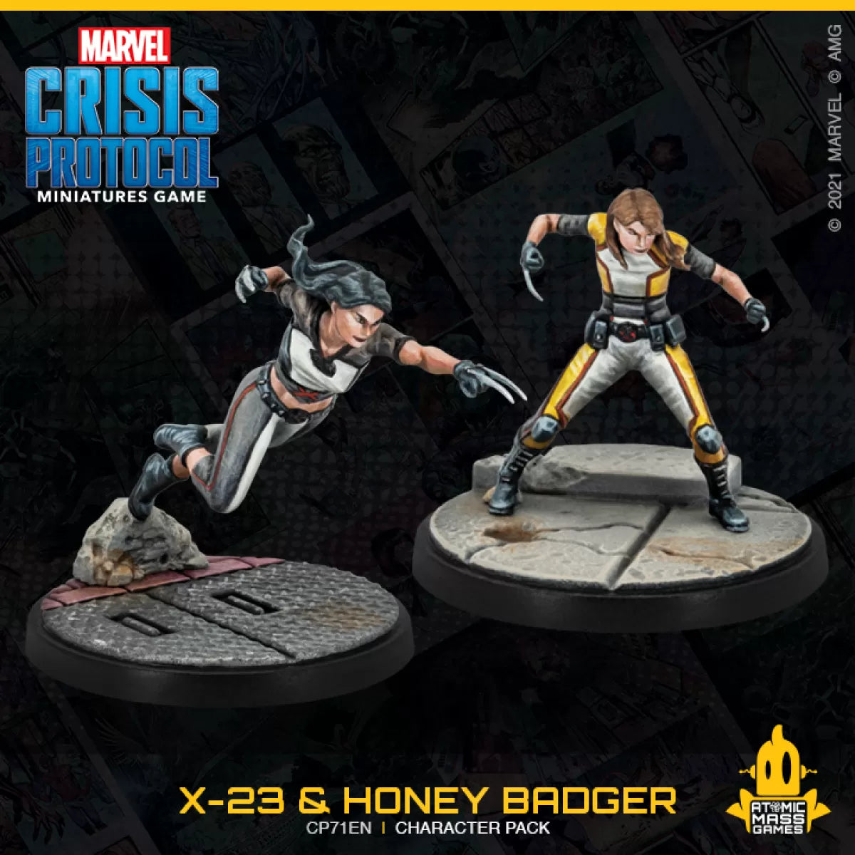 Marvel Crisis Protocol : X-23 & Honey Badger Character Pack