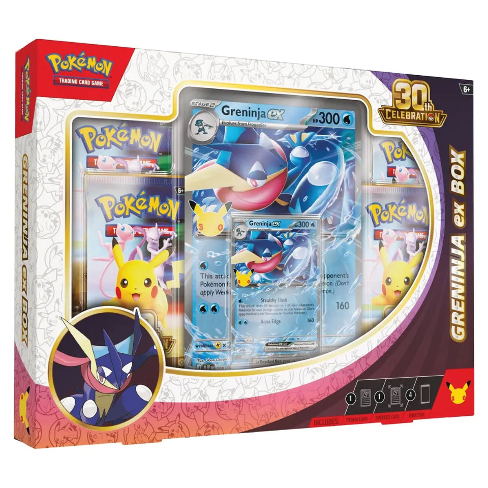 Pokemon TCG: 30th Celebration Sylveon ex Box / Greninja ex Box