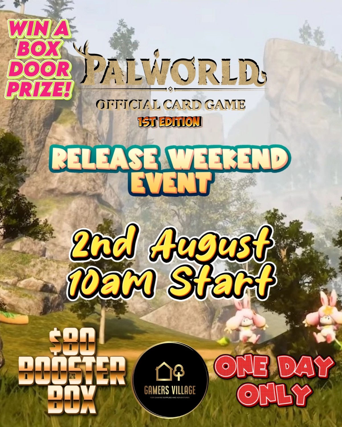 PALWORLD TCG RELEASE EVENT – THE CHEAPEST BOOSTER BOXES IN AUSTRALIA!