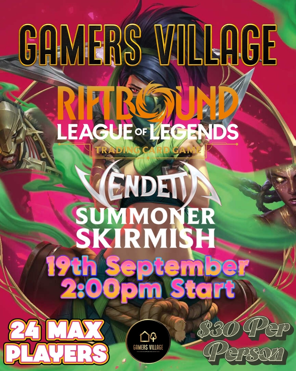 GAMERS VILLAGE RIFTBOUND SUMMONER SKIRMISH – SEPTEMBER EVENT [19 September 2026]