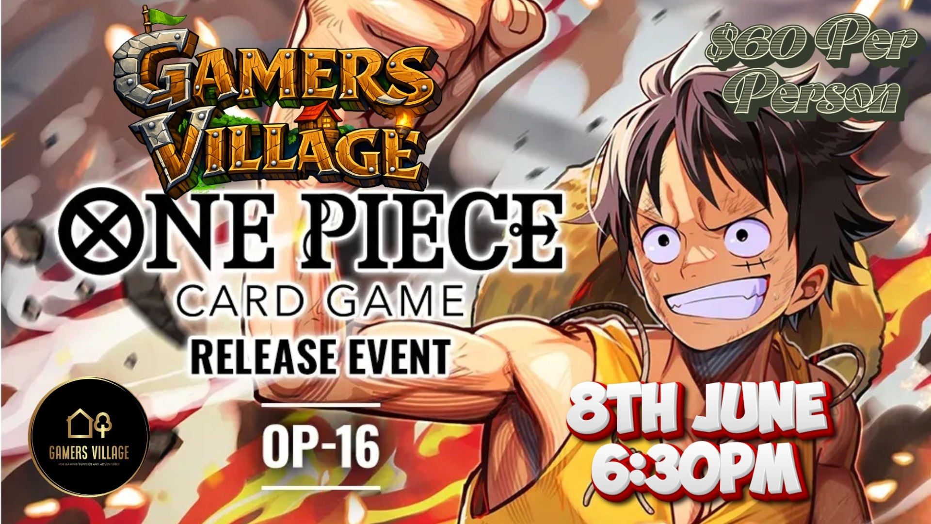 ONE PIECE - Monday Event Pre Release The Time of Battle op-16 [8-6-2026]