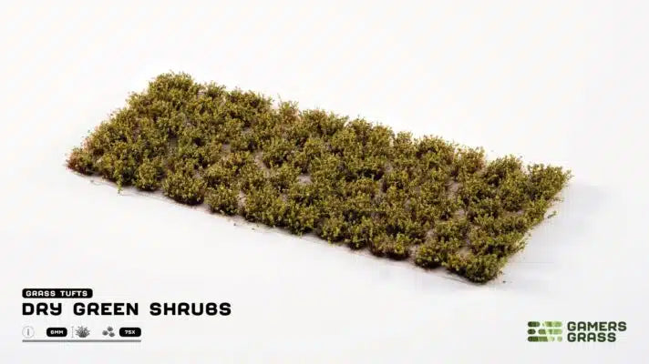 Dry Green Shrubs