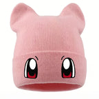 Cute Anime Eyes Knitted Beanie