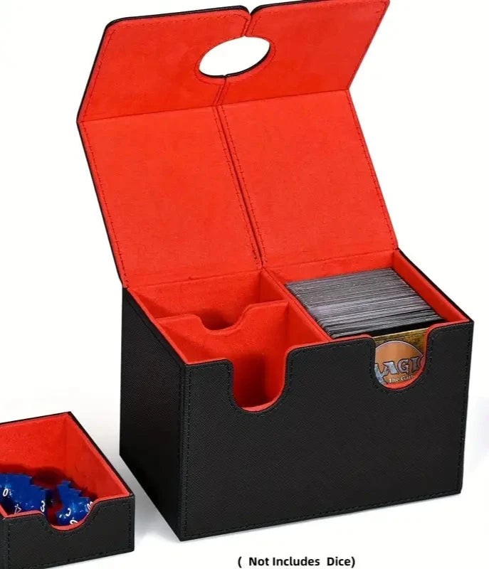 New 200+ Magnetic Extra Deck Box with Dice tray