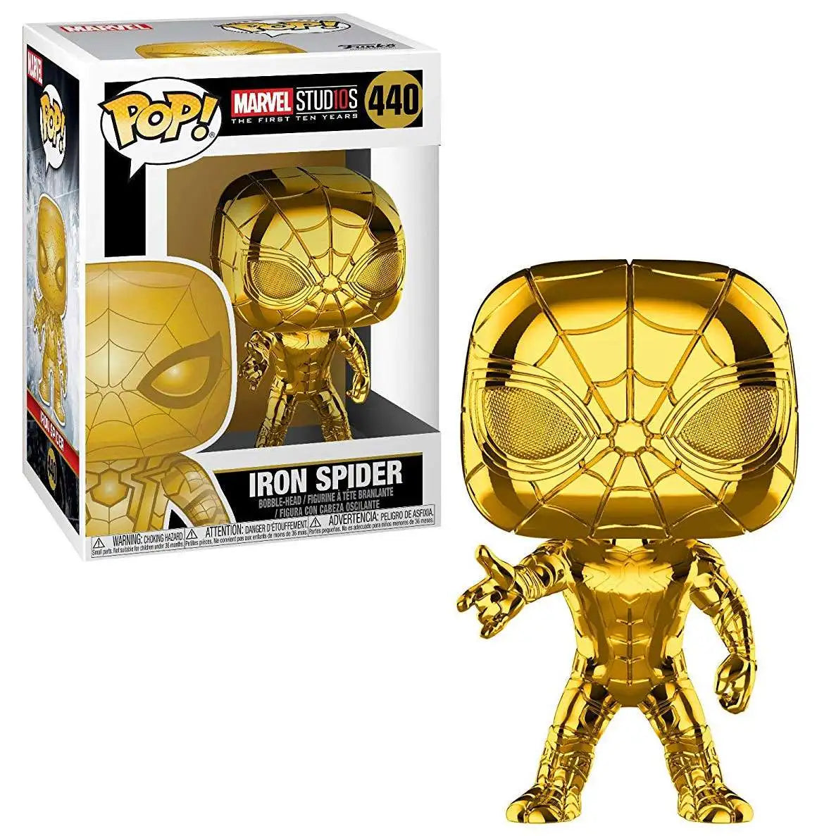Iron Spider [Gold Chrome] #440 Funko POP! Marvel