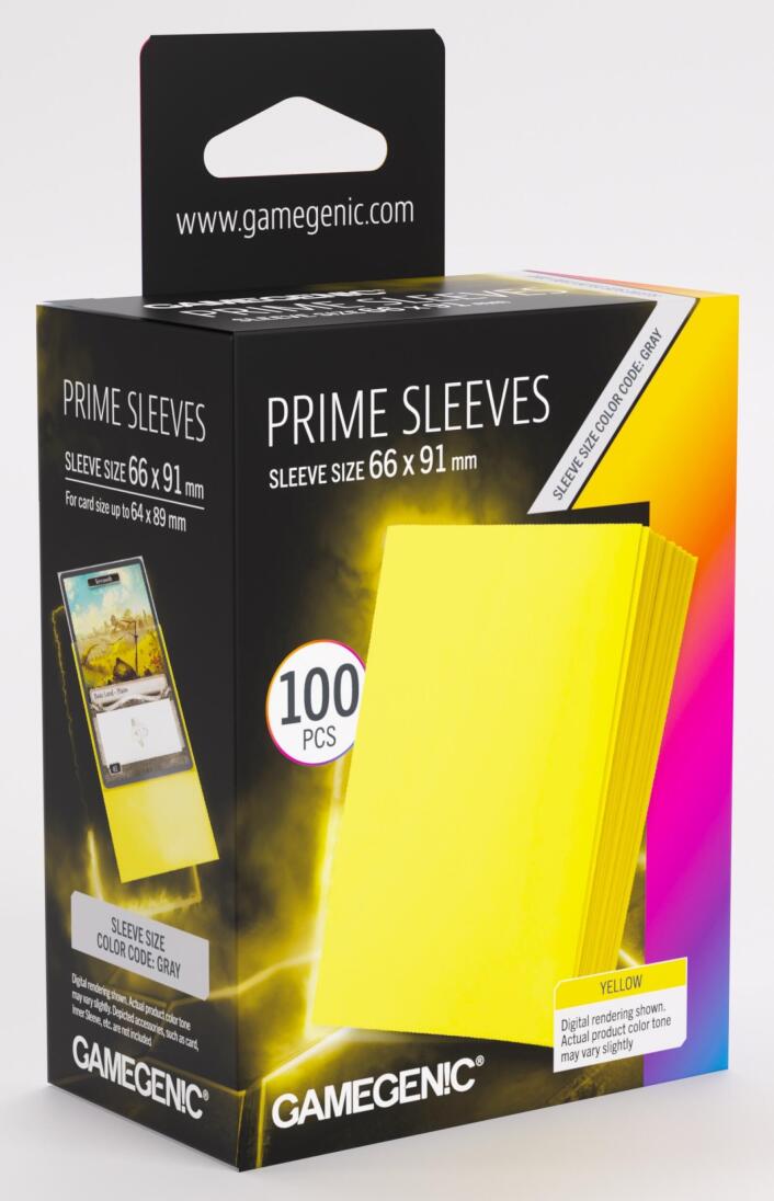 Gamegenic  Prime Card Sleeves (66mm x 91mm) (100 Sleeves Per Pack)